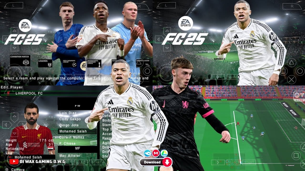 FIFA 2025 PPSSPP Latest Update Download