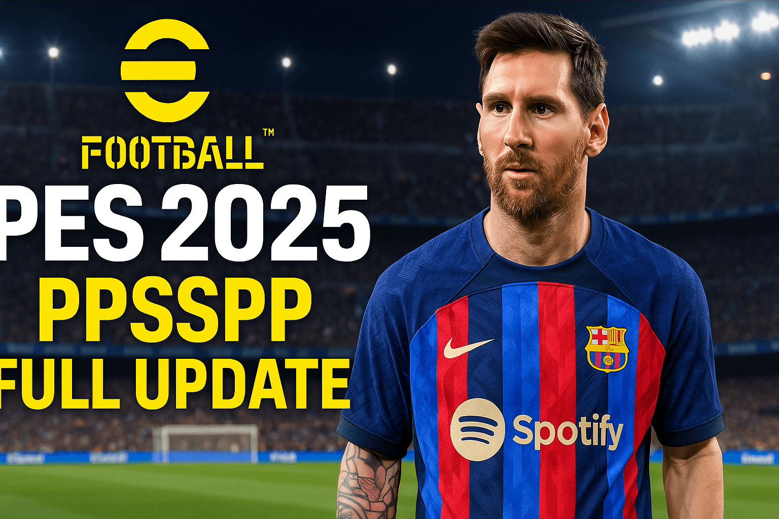 eFootball PES 2025 PPSSPP Full Update