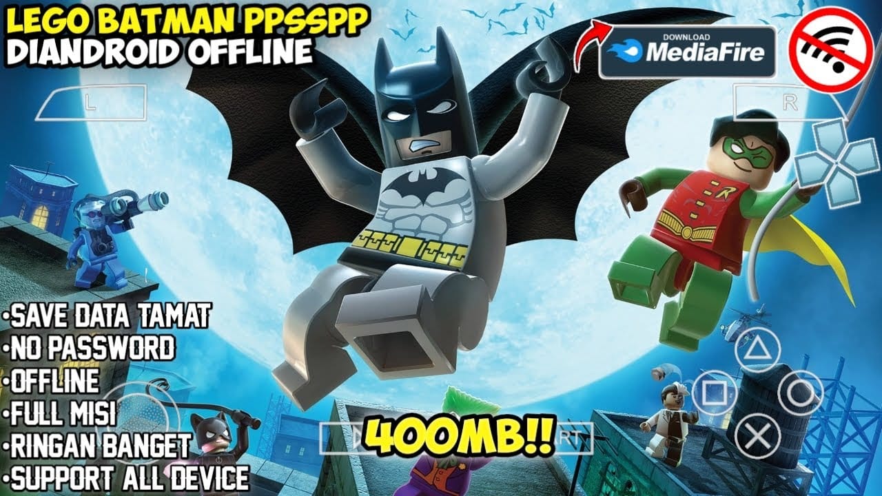 LEGO Batman PPSSPP Rom Download